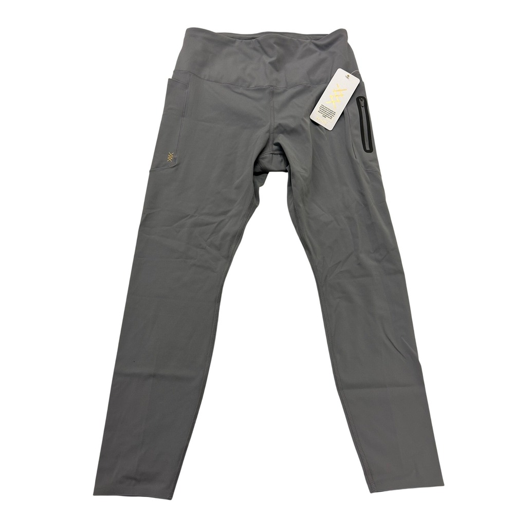 Rhone Breakaway 7/8 Pocket Legging Grey Silver Women Large 200263-048-L
